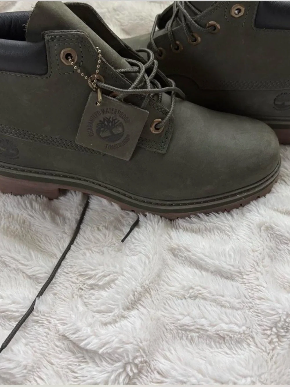 Timberland Black Leather Ankle Boots
